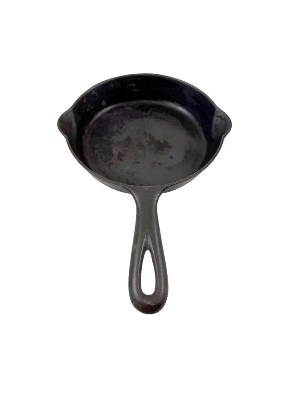 Small Griswold Cast Iron Skillet 3 Erie PA 709 C Vintage 1930s Flat Frying Pan